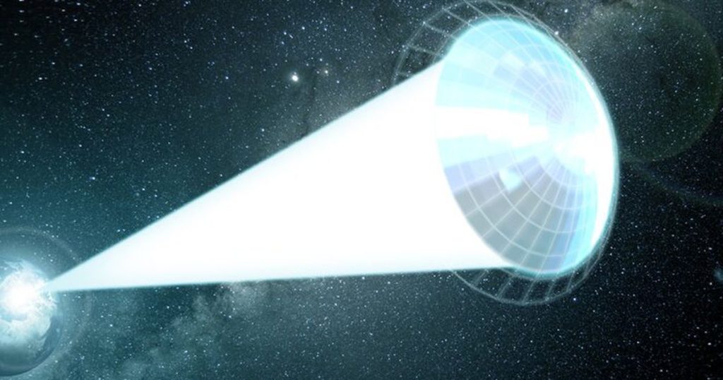 Dieses Hochgeschwindigkeits-Raumsegel kann uns zu den folgenden Sternensystemen bringen