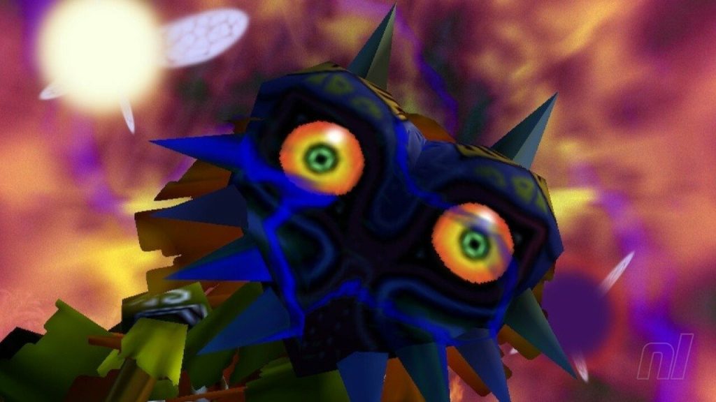 Zelda: Majora's Cutscene Mask beim Wechsel von der Wii Virtual Console-Emulation scheinbar "raffinierter zu N64".