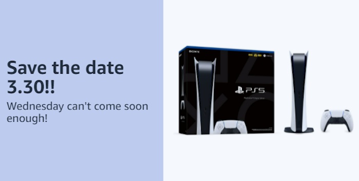 Amazon PS5 Digital Restock am 30. März bestätigt