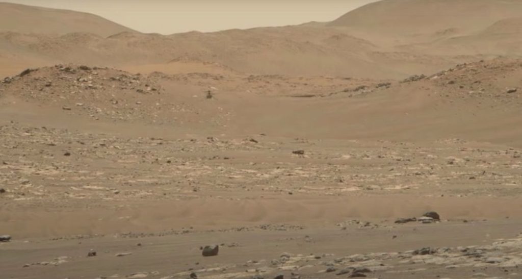 Mars Helicopter Creativity 21 Asse Reise zum Roten Planeten