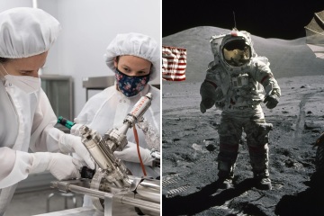 Die NASA öffnet eine vakuumversiegelte Mondprobe, nachdem sie vor 50 Jahren gesammelt wurde
