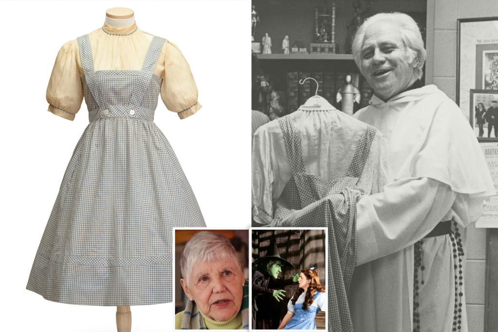 Die Schlacht droht mit einem „Wizard of Oz“-Kleid im Wert von mehr als 1,5 Millionen US-Dollar, das im Lagerschrank gefunden wurde