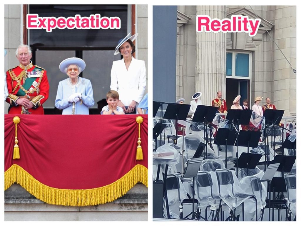 Enttäuschende Fotos zeigen, wie es war, London während der Feiertage zum Platinjubiläum der Queen zu besuchen