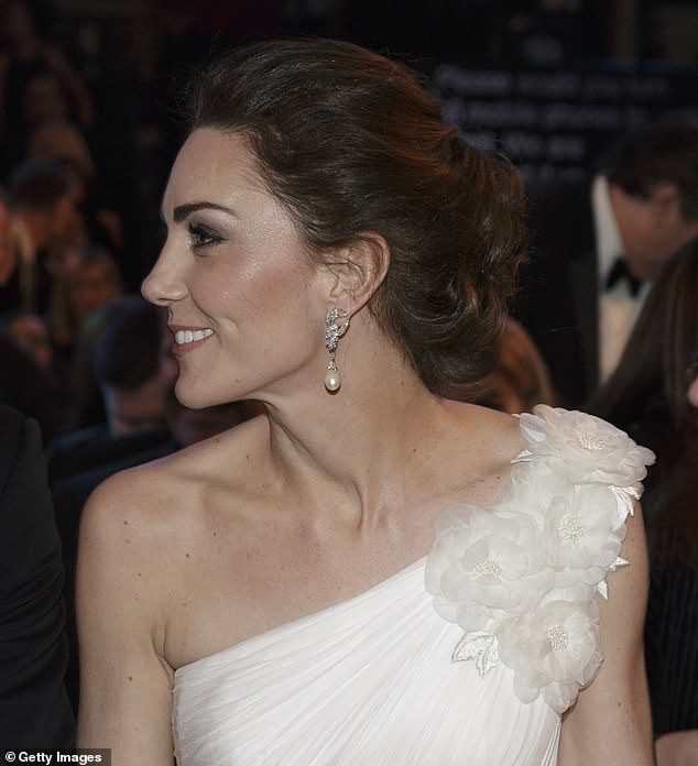 Kate trug zuvor bei den BAFTA Awards 2019 die Ohrringe ihrer verstorbenen Schwiegermutter