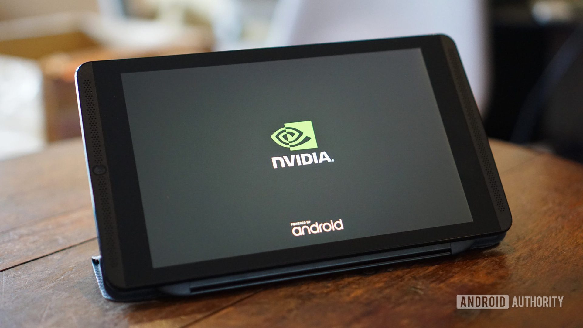 Vorderansicht des Nvidia Shield Tablets
