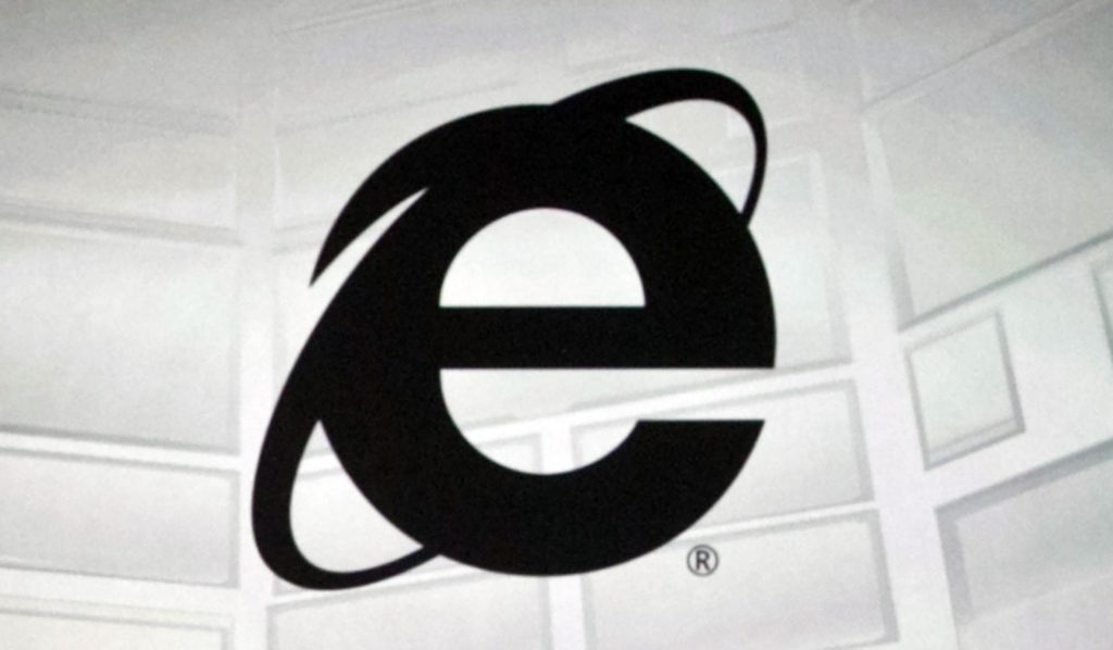 Lange Zeit, Internet Explorer.  Browser läuft heute ab