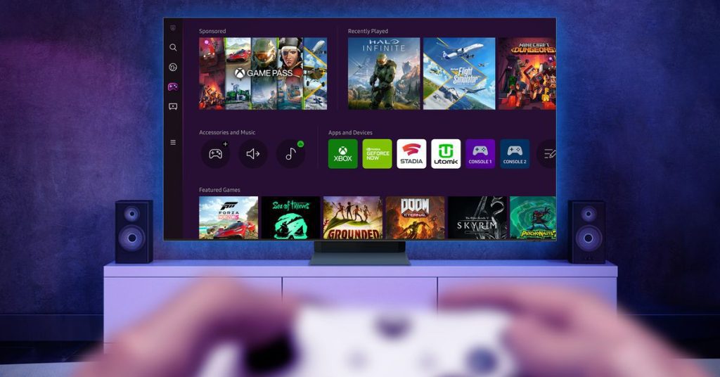 Samsung Gaming TV Hub startet mit Streaming von Xbox, Stadia und GeForce Now
