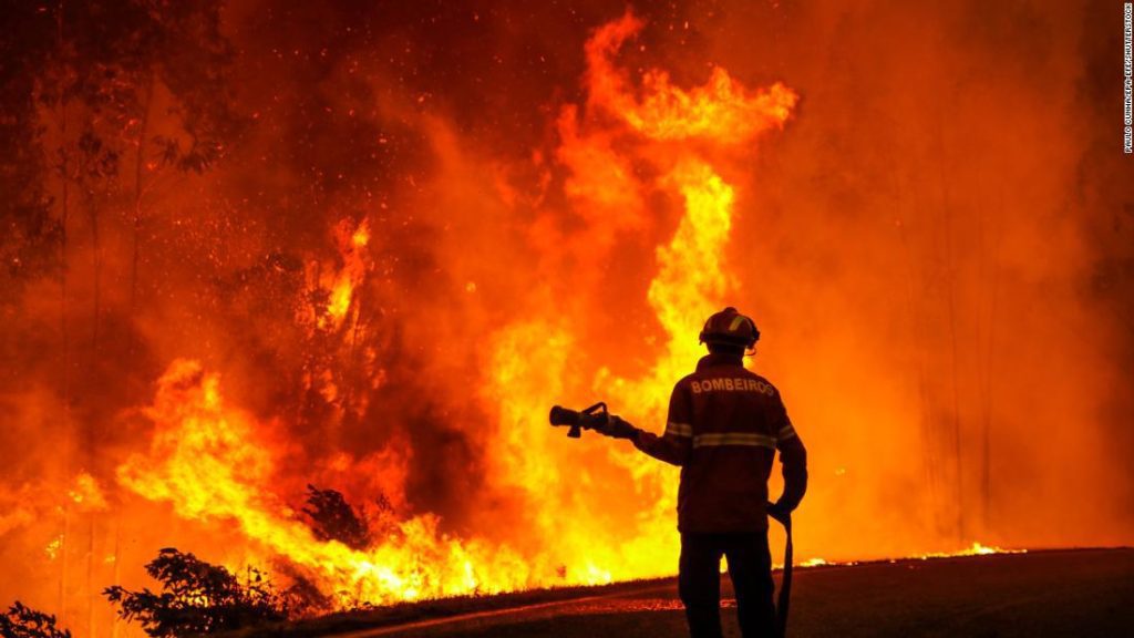 Buschbrände wüten in Frankreich und Spanien inmitten einer Hitzewelle, während Großbritannien vor dem heißesten Tag aller Zeiten steht