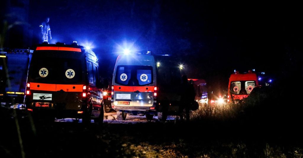 Ein Frachtflugzeug stürzt nahe der nordgriechischen Stadt Kavala ab