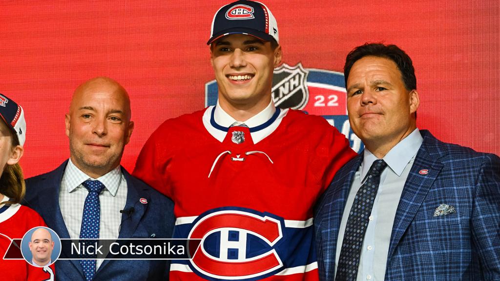 Kanadier, Slavkovsky haben eine unvergessliche Nacht im Draft