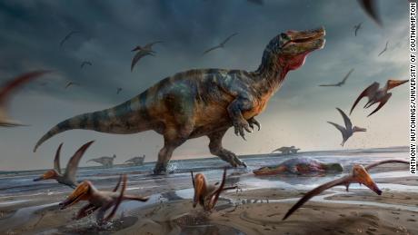 Wissenschaftler haben die Überreste eines der größten Raubsaurier Europas entdeckt