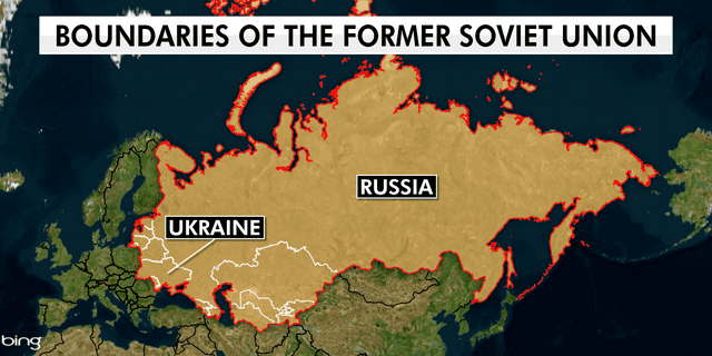 Karte der ehemaligen Sowjetunion