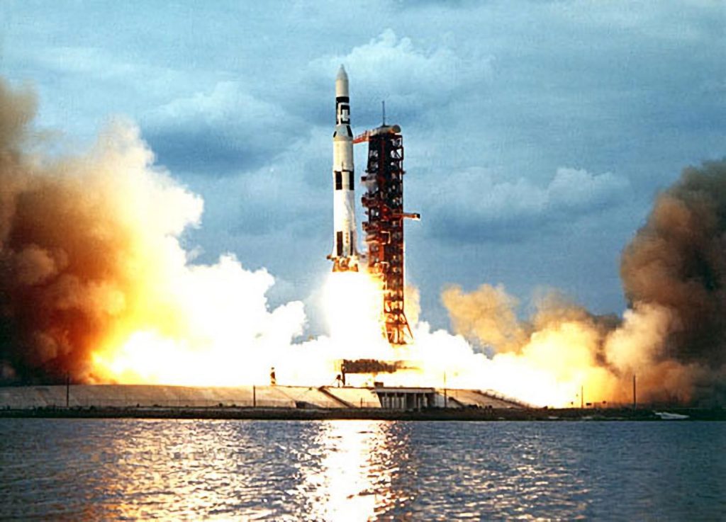 Saturn V Launch of Uncrewed Skylab Station