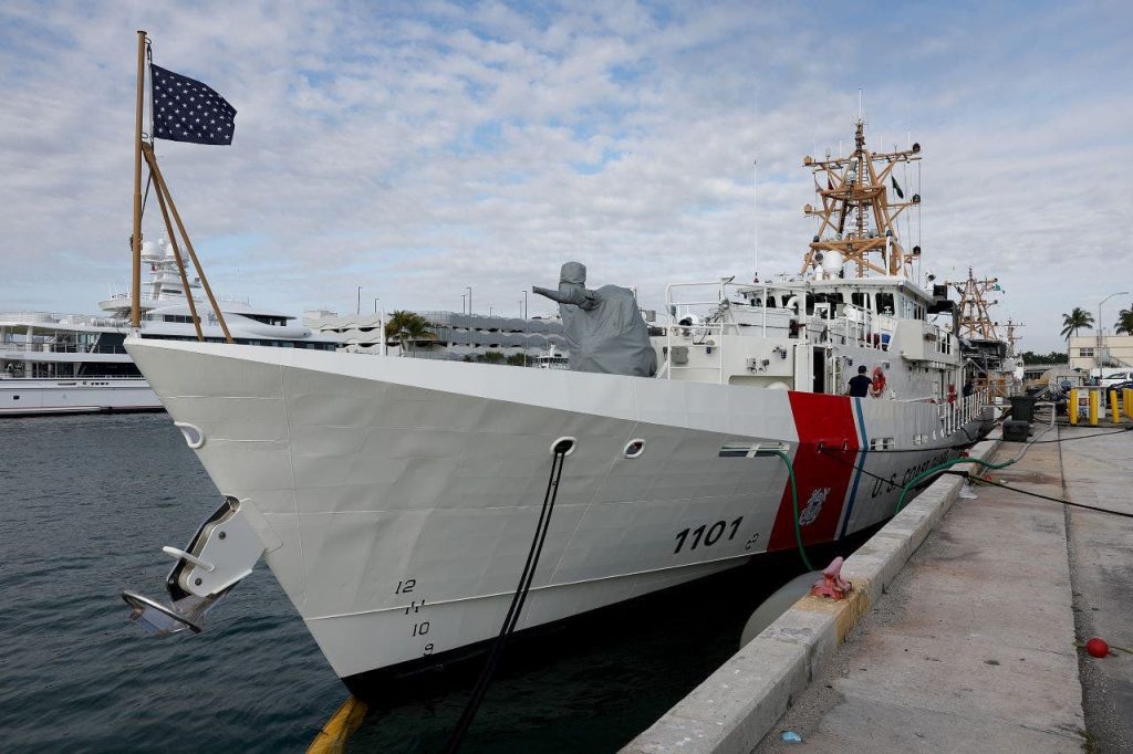 Der Kutter der US-Küstenwache weigerte sich, in den Hafen der Salomonen einzulaufen, was Befürchtungen über den wachsenden Einfluss Chinas schürte
