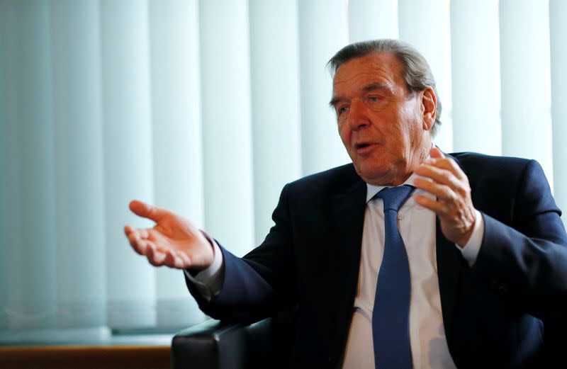 Der frühere deutsche Bundeskanzler Schröder sagte, Russland wolle eine Verhandlungslösung für den Krieg in der Ukraine