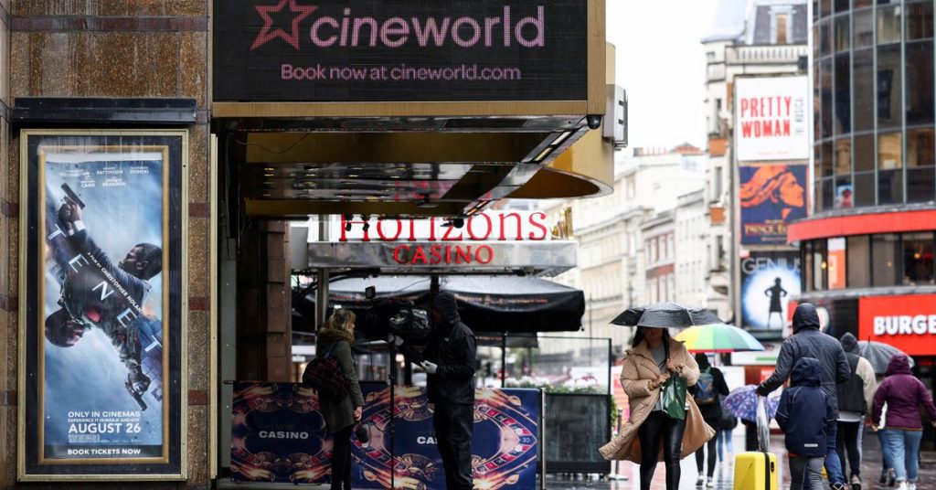 Die Cineworld-Aktie fiel aufgrund der Erstellung eines Insolvenzberichts