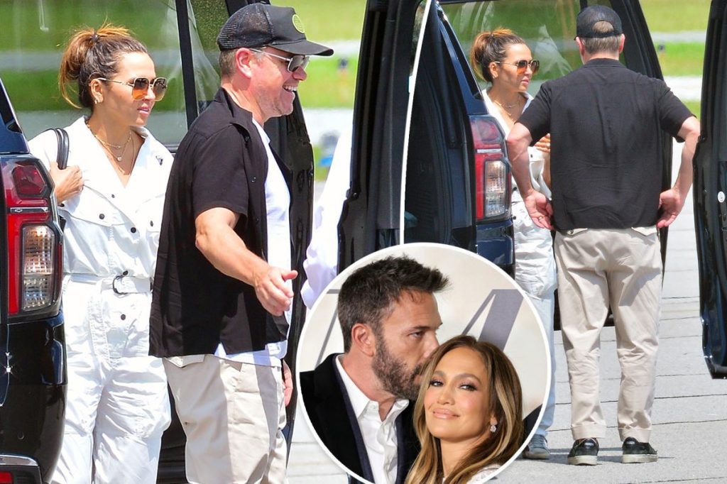 Matt Damon landet in Georgia für die Hochzeit von Ben Affleck, Jennifer Lopez