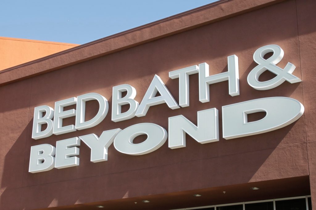 Bed Bath & Beyond führt die Liste der geschlossenen Geschäfte an