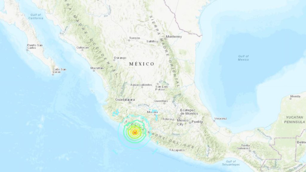 Erdbeben in Mexiko: Ein Erdbeben der Stärke 6,8 erschüttert Mexiko und tötet eine Person
