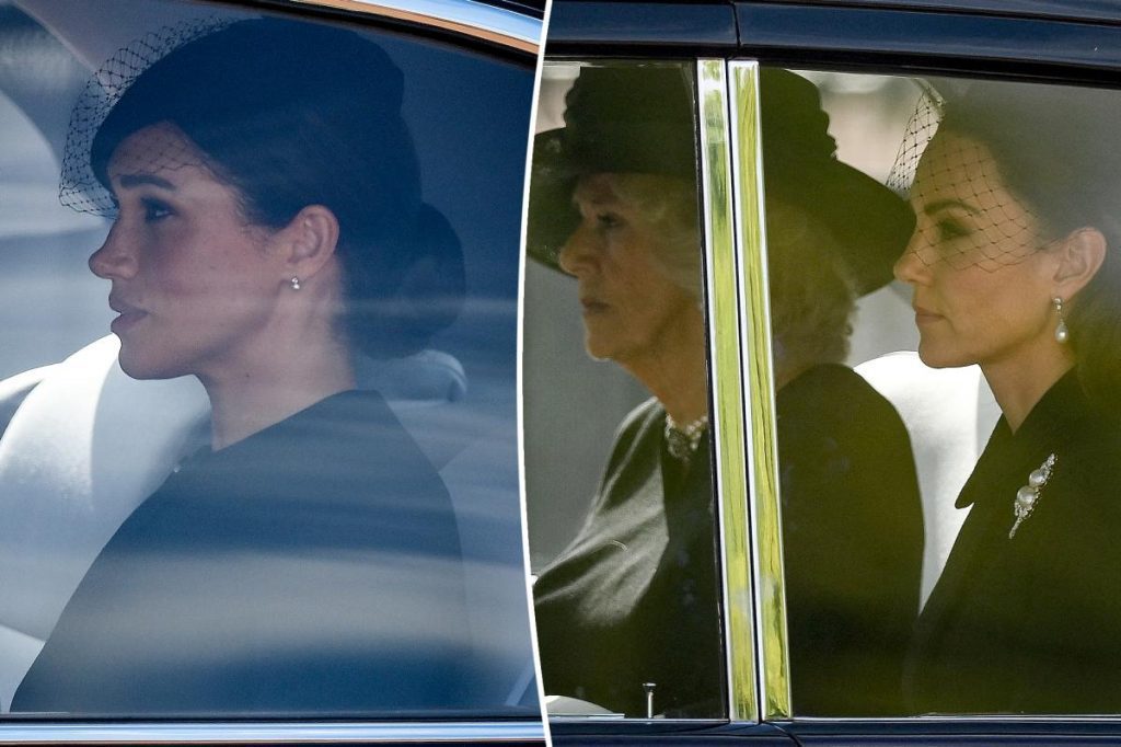 Warum war Meghan nicht in Kate, Camillas Auto für die Parade der Königin?
