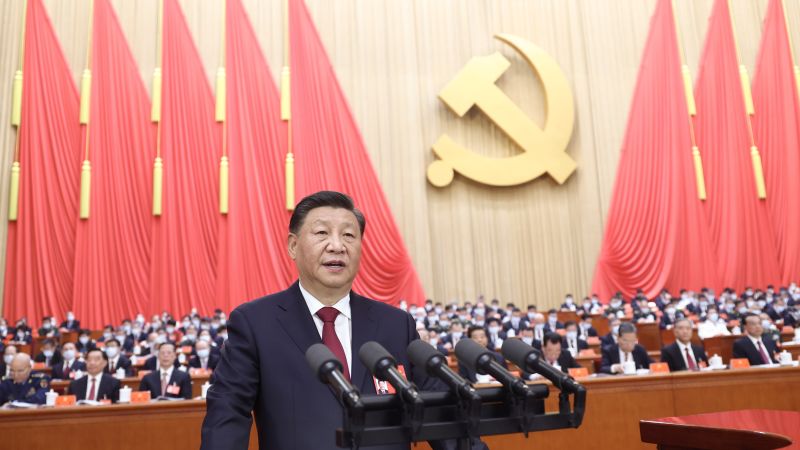 Der chinesische Staatspräsident Xi Jinping eröffnet den Parteitag mit einer Rede zu Taiwan, Hongkong und null COVID-19