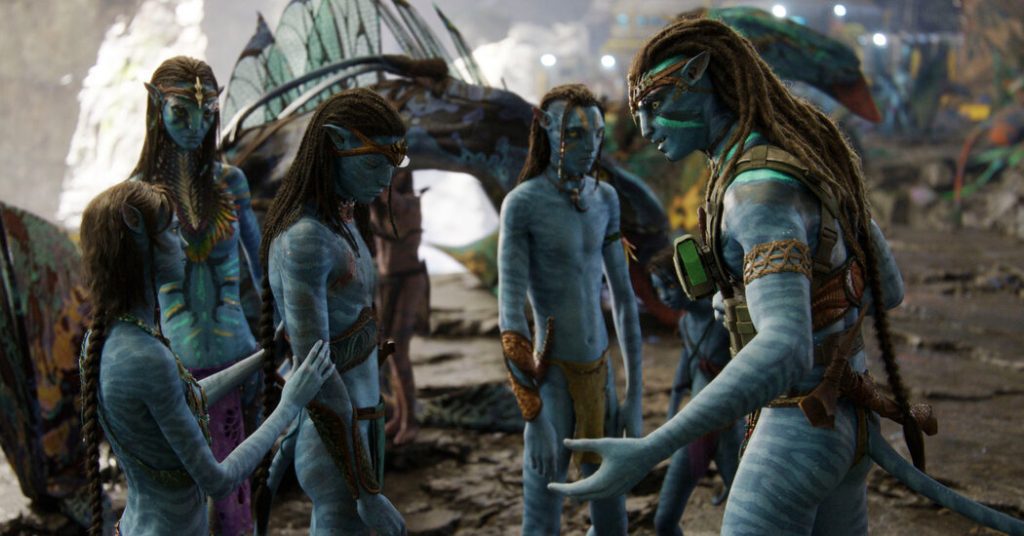 James Cameron und die Besetzung von Avatar: The Way of Water halten den Atem an