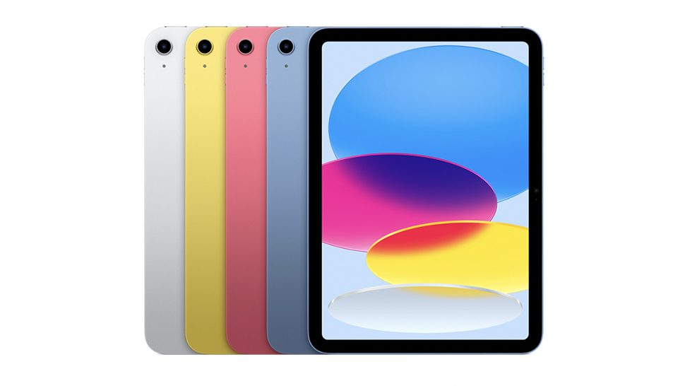 Eine Reihe neuer iPads ging viral und präsentierte alle neuen Farboptionen.